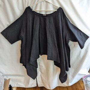 Belma Edgy Hankerchief Hem Top 100% Cotton OS